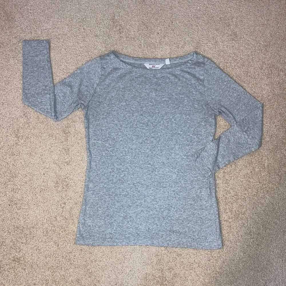 Vineyard Vines Solid Boatneck Simple Tee Size XS